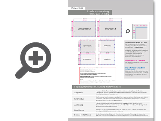 Product Bild loseblattsammlung_din_a3_quer__90_bl__tter_pro_sammlung__vorne_und_hinten_schwarz_(1_1)
