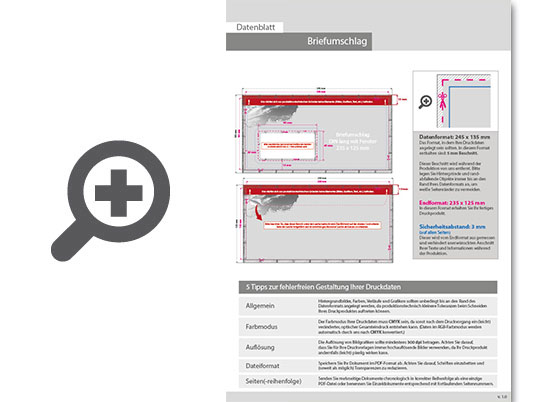 Product Bild briefumschlag_din_lang_kompakt_quer__haftklebend_mit_fenster__beidseitig_1_1_schwarz-_wei___bedruckt