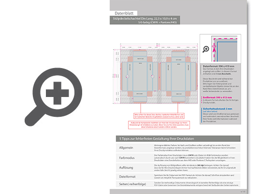 Product Bild st__lpdeckelschachtel_din_lang_(22_3_x_10_9_x_4_cm)__einseitig_bedruckt_5_0-farbig_(cmyk_+_gold)